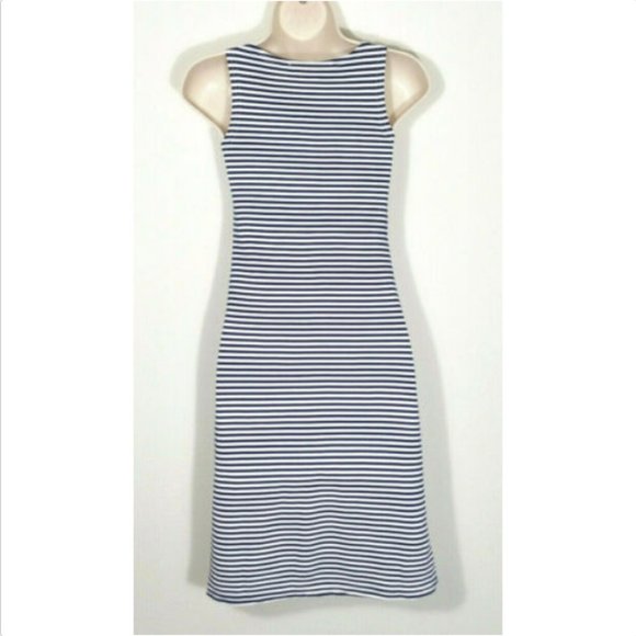 ZARA Striped Textured Bodycon Tank Dress 2537E1M - Picture 3 of 8